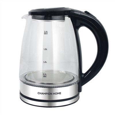 اعلی کارکردگی بڑی صلاحیت پورٹ ایبل ایل ای ڈی لائٹ گلاس الیکٹرک کیٹلز اور چائے کے لیے پانی کے بوائلر