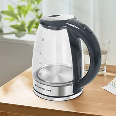 بڑی صلاحیت والے گلاس الیکٹرک کیتلی