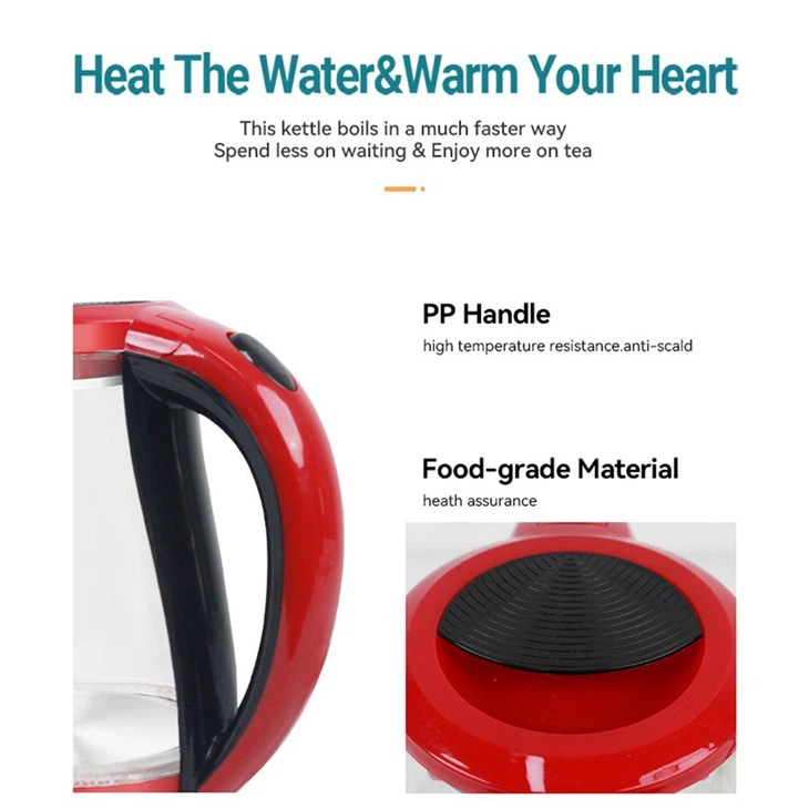 Electric Kettle Transparent Water Boiling Jug high quality