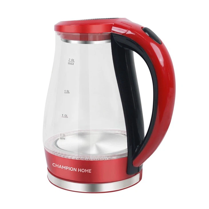 Electric Kettle Transparent Water Boiling Jug suppliers